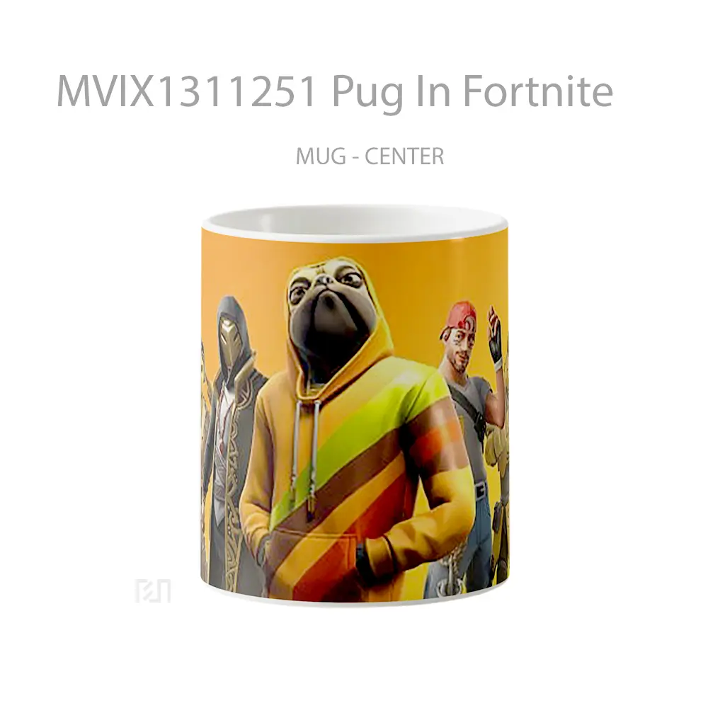 Mug Pug In Fortnite Cangkir Gamer