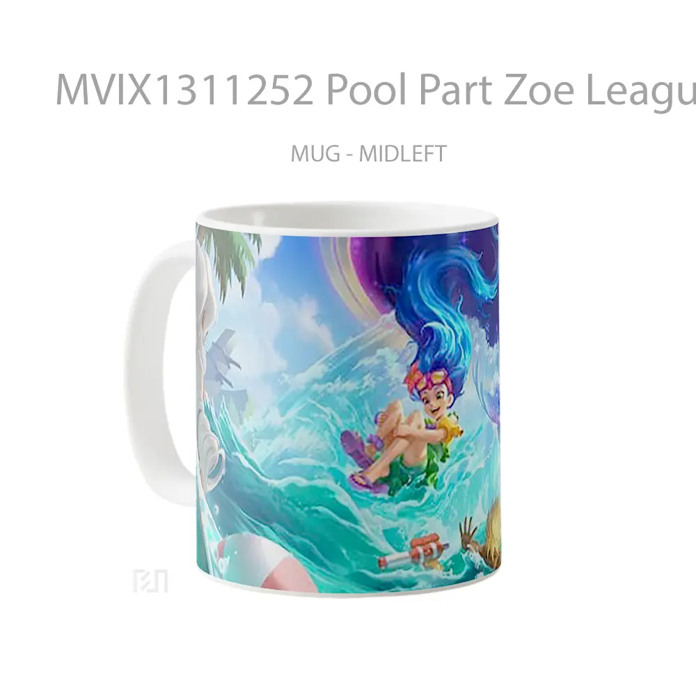 Mug Pool Part Zoe League Of Legends Cangkir Gamer - All-side / Desain