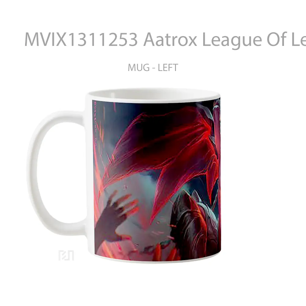 Mug Aatrox League Of Legends Cangkir Gamer - All-side / Desain