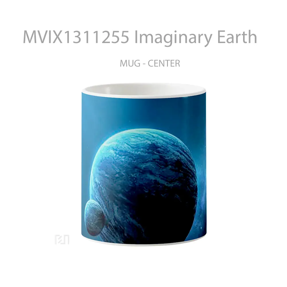 Mug Imaginary Earth Gelas Keramik Unik
