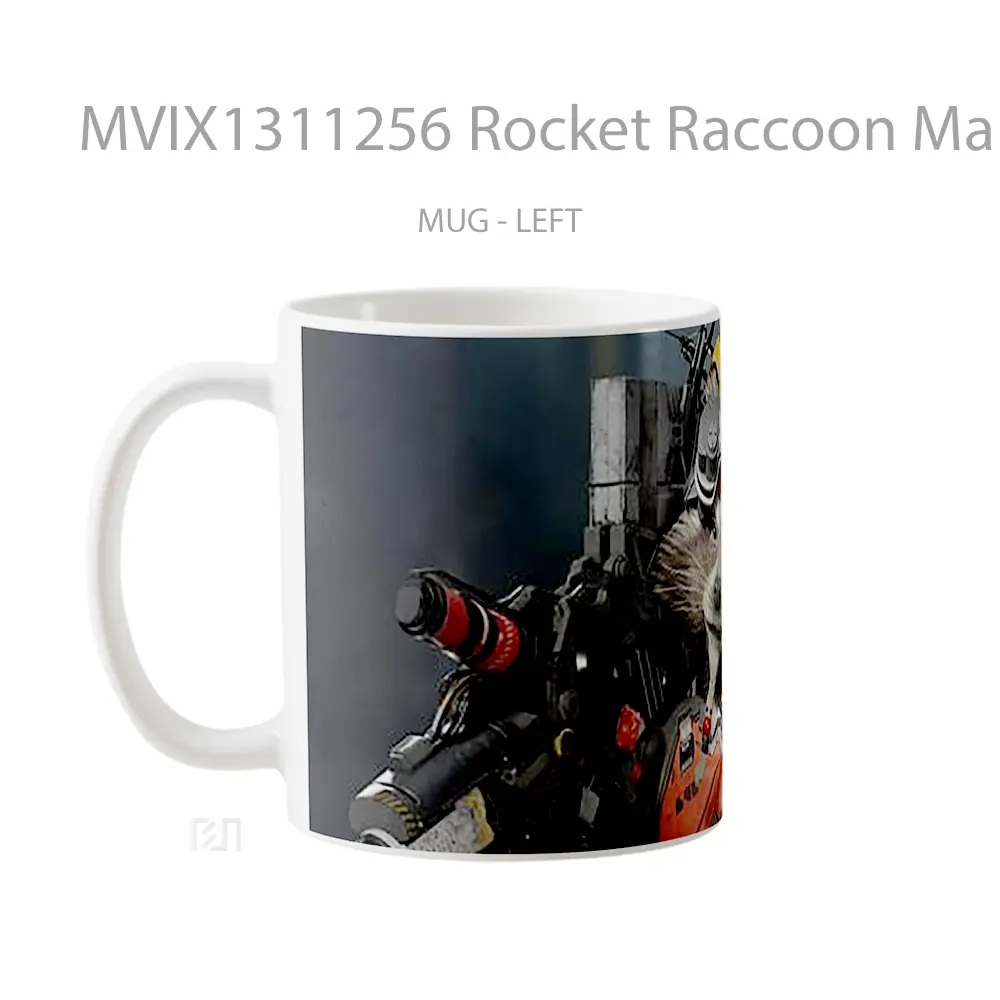 Mug Rocket Raccoon Marvels Guardians Of The Galaxy Gelas Superhero - All-side / Desain