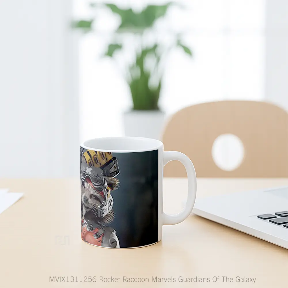 Mug Rocket Raccoon Marvels Guardians Of The Galaxy Gelas Superhero - All-side / Desain