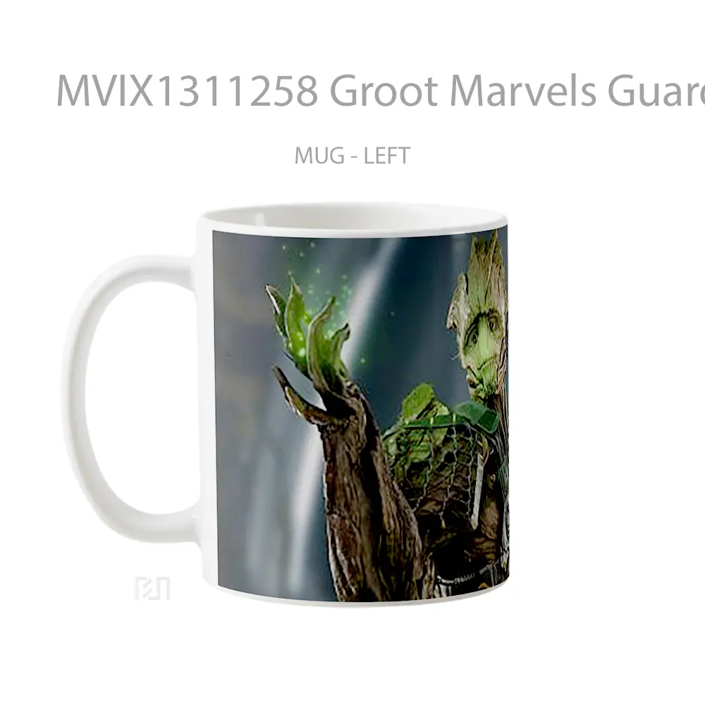 Mug Groot Marvels Guardians Of The Galaxy Gelas Superhero - All-side / Desain