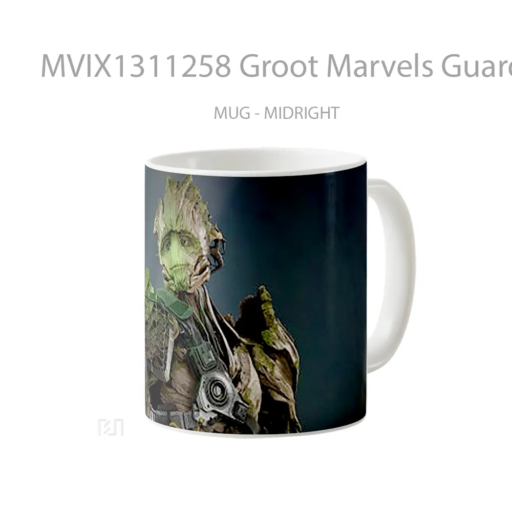 Mug Groot Marvels Guardians Of The Galaxy Gelas Superhero - All-side / Desain