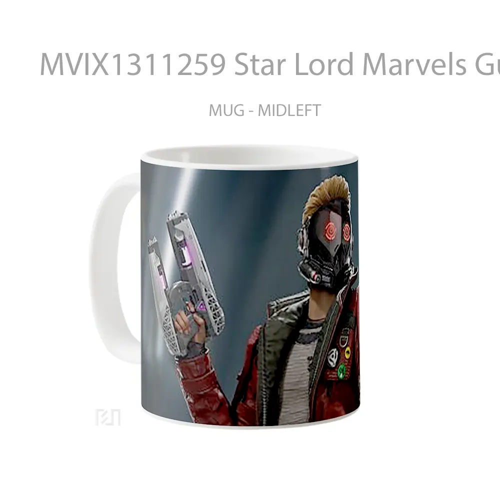 Mug Star Lord Marvels Guardians Of The Galaxy Gelas Superhero - All-side / Desain