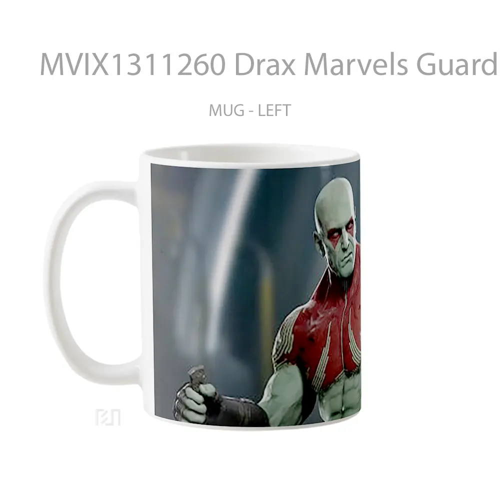 Mug Drax Marvels Guardians Of The Galaxy Gelas Superhero - All-side / Desain