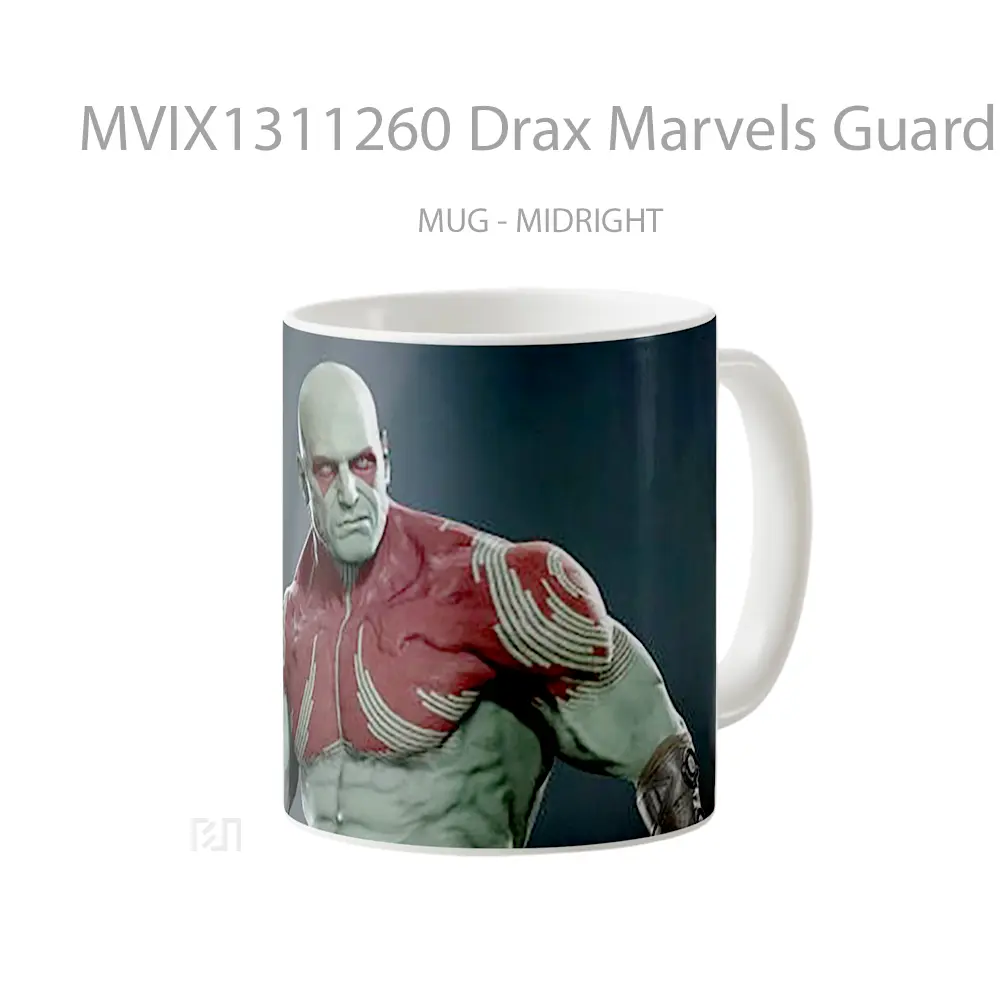 Mug Drax Marvels Guardians Of The Galaxy Gelas Superhero - All-side / Desain