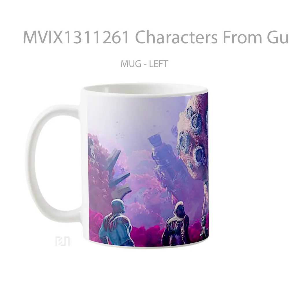 Mug Characters From Guardians Of The Galaxy Game Gelas Superhero - All-side / Desain