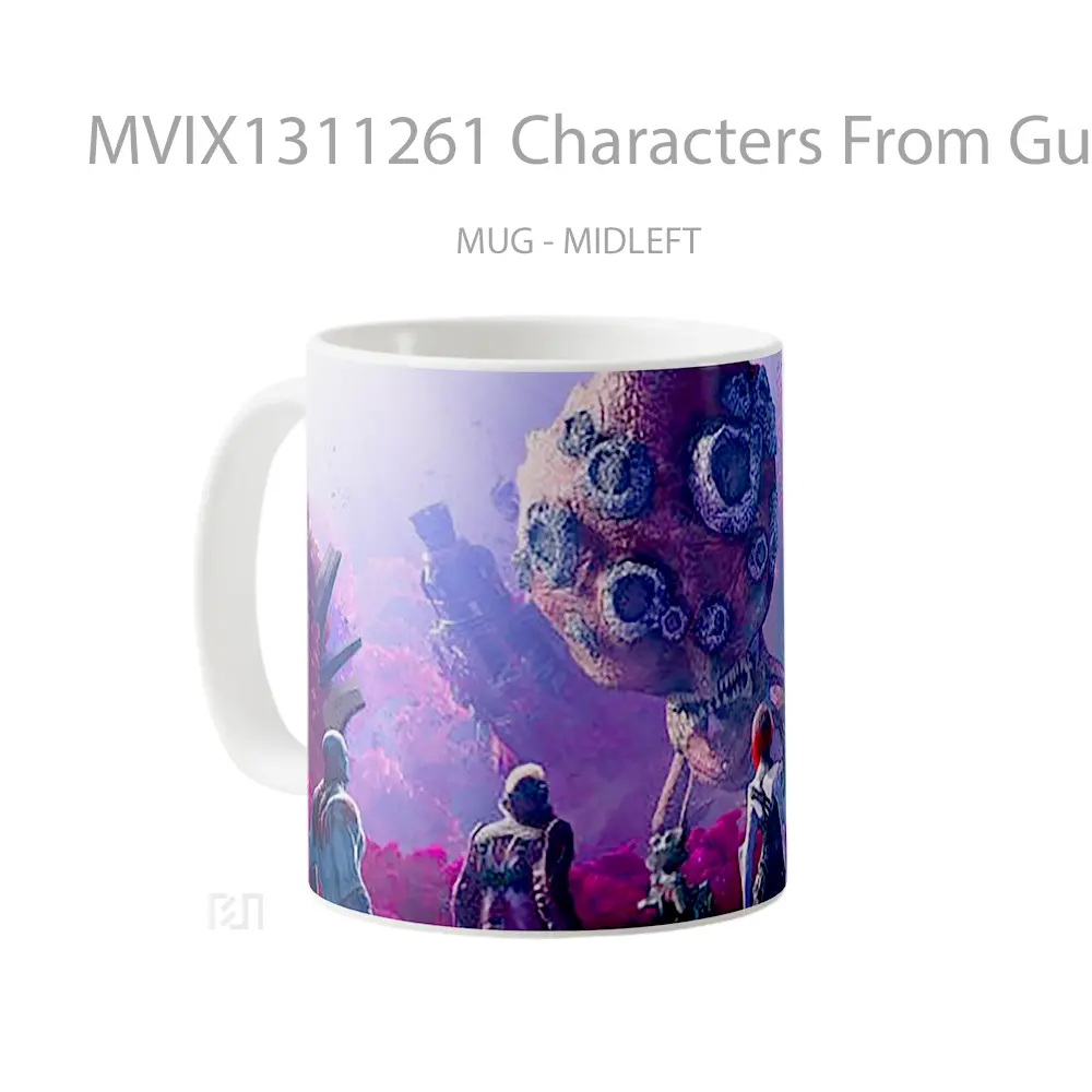 Mug Characters From Guardians Of The Galaxy Game Gelas Superhero - All-side / Desain