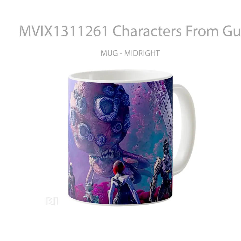 Mug Characters From Guardians Of The Galaxy Game Gelas Superhero - All-side / Desain