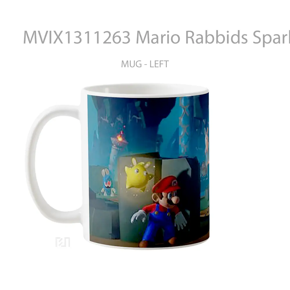 Mug Mario Rabbids Sparks Of Hope Game Cangkir Gamer - All-side / Desain