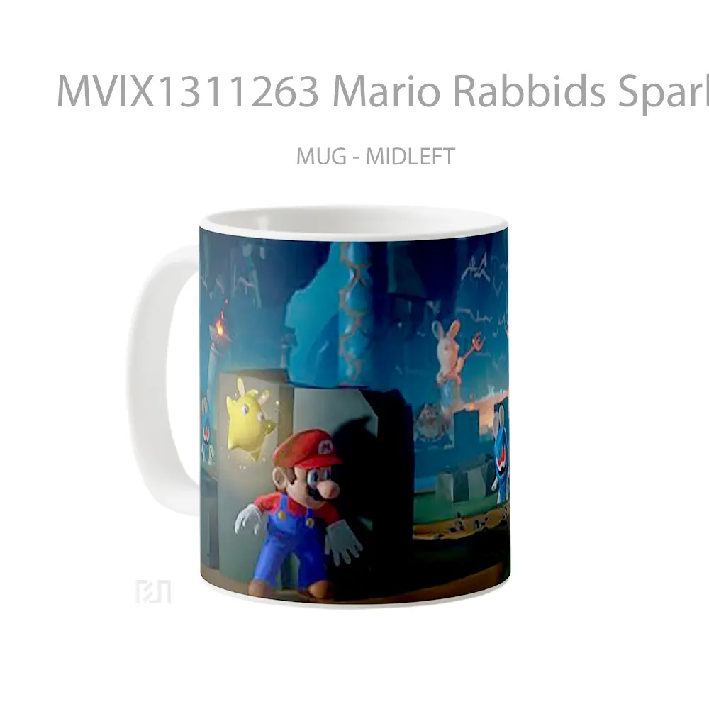 Mug Mario Rabbids Sparks Of Hope Game Cangkir Gamer - All-side / Desain