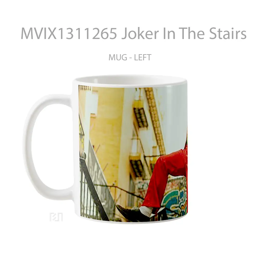 Mug Joker In The Stairs Gelas Superhero - All-side / Desain