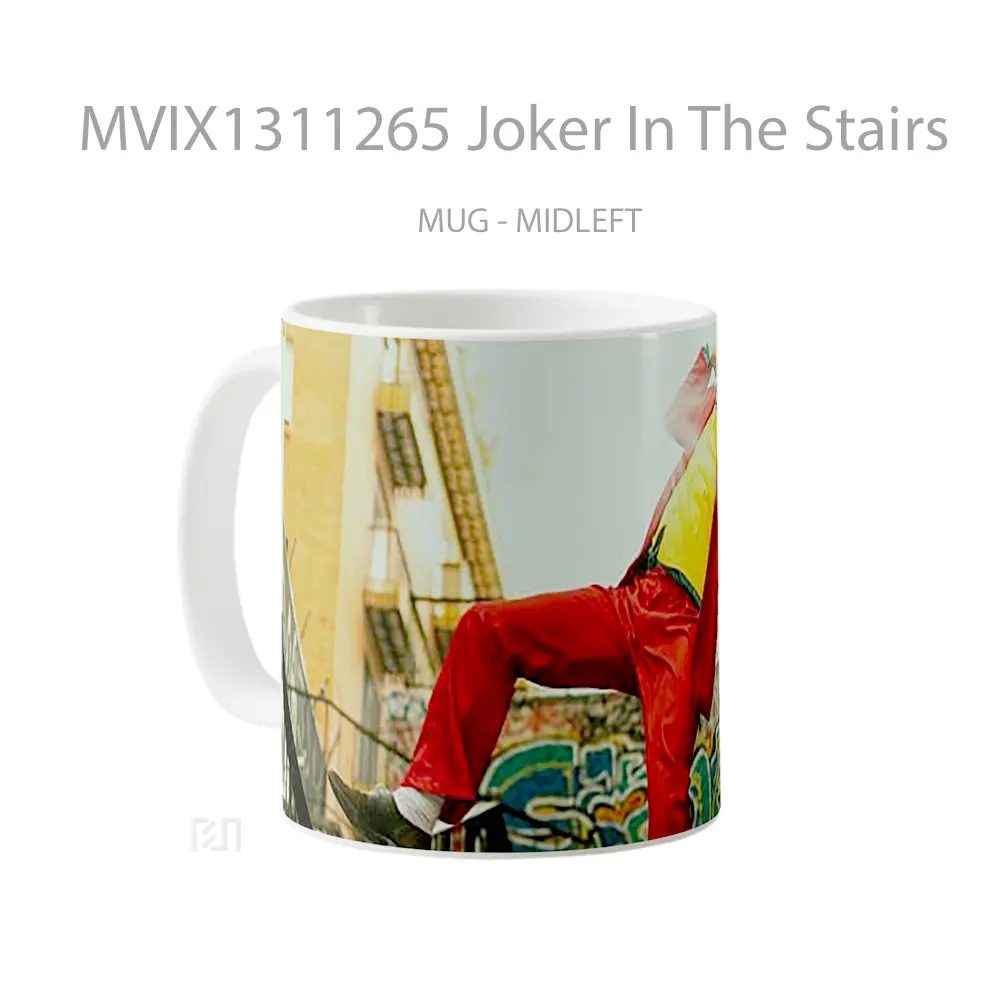 Mug Joker In The Stairs Gelas Superhero - All-side / Desain