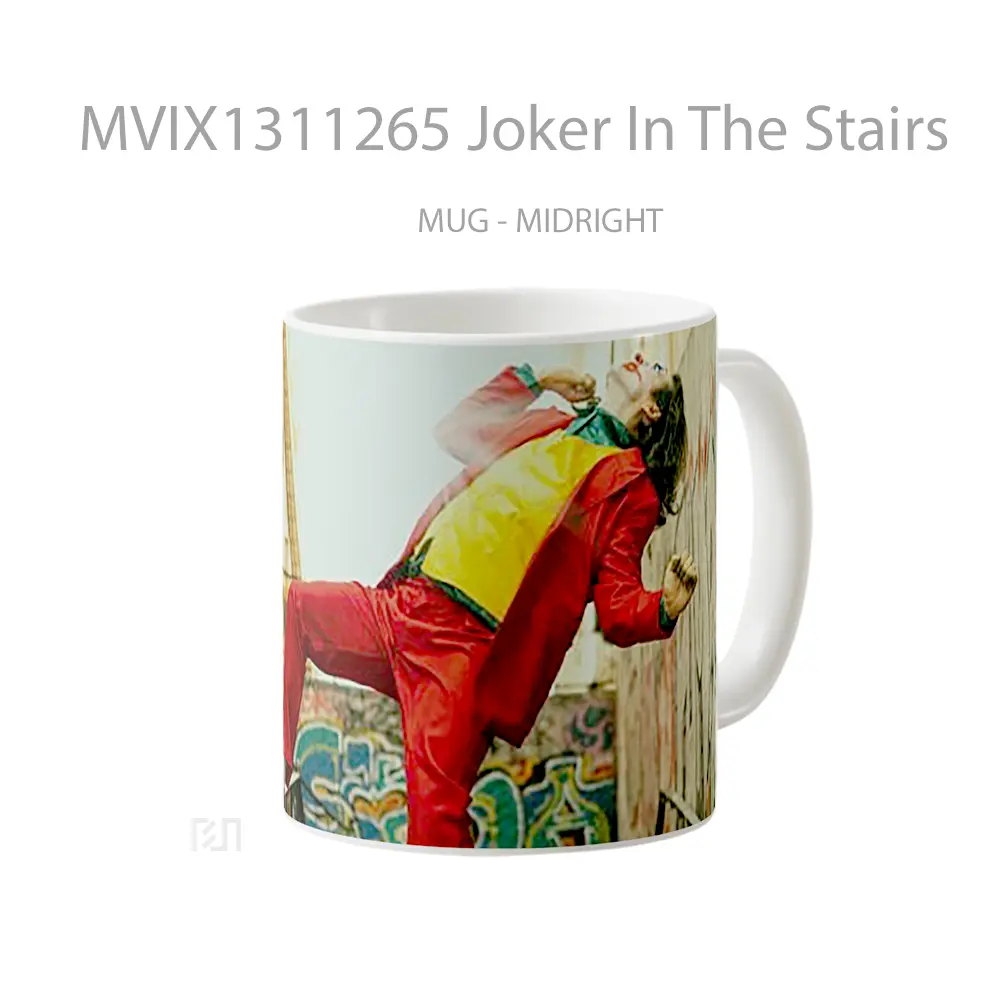 Mug Joker In The Stairs Gelas Superhero - All-side / Desain