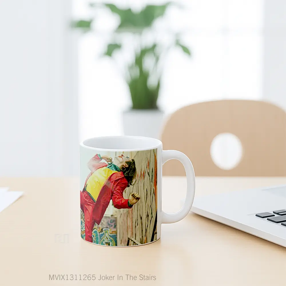 Mug Joker In The Stairs Gelas Superhero - All-side / Desain