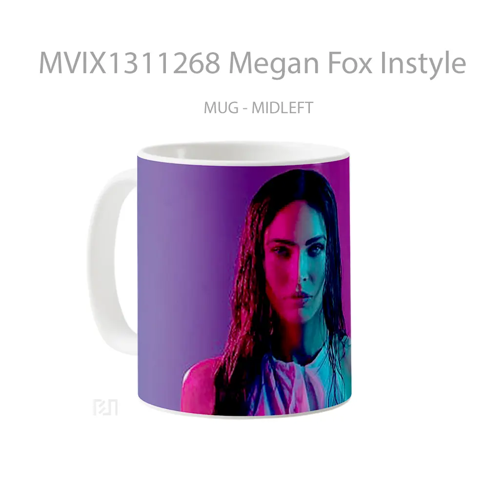 Mug Megan Fox Instyle Gelas Selebriti - All-side / Desain