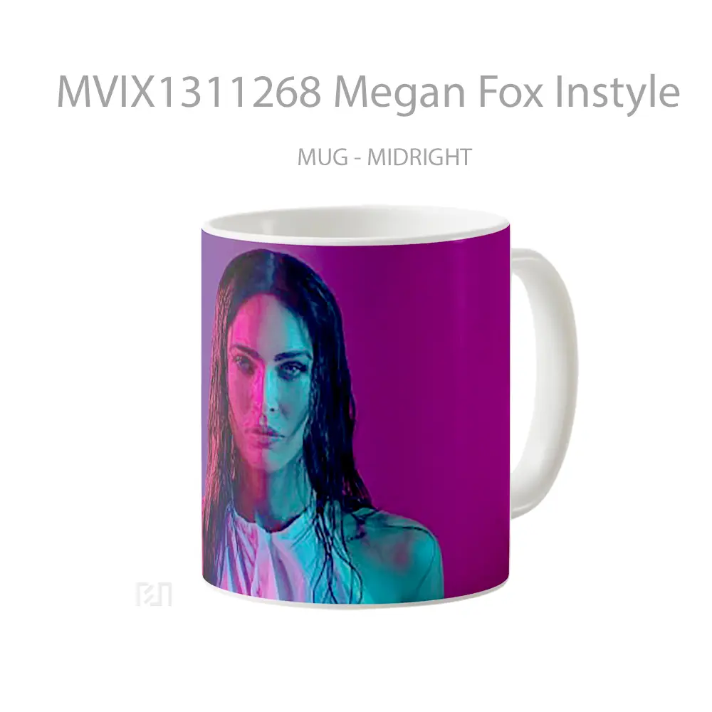 Mug Megan Fox Instyle Gelas Selebriti - All-side / Desain