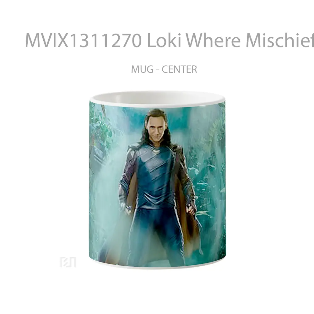 Mug Loki Where Mischief Lies Gelas Superhero