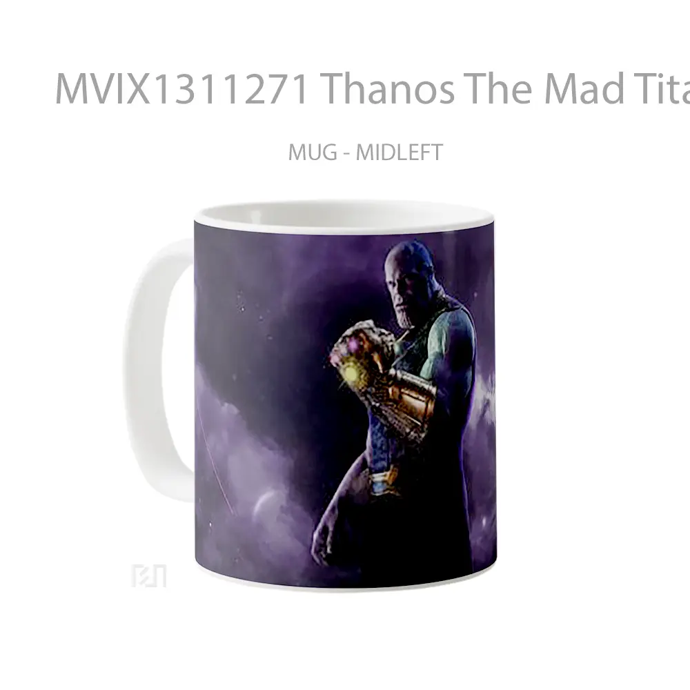 Mug Thanos The Mad Titan Gelas Keramik Unik - All-side / Desain