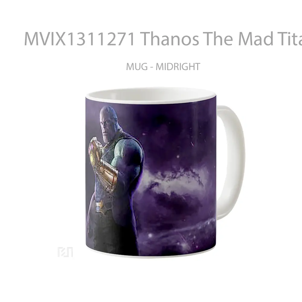 Mug Thanos The Mad Titan Gelas Keramik Unik - All-side / Desain