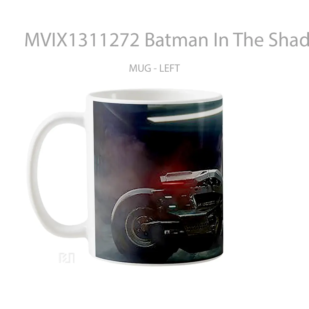 Mug Batman In The Shadows Gelas Superhero - All-side / Desain