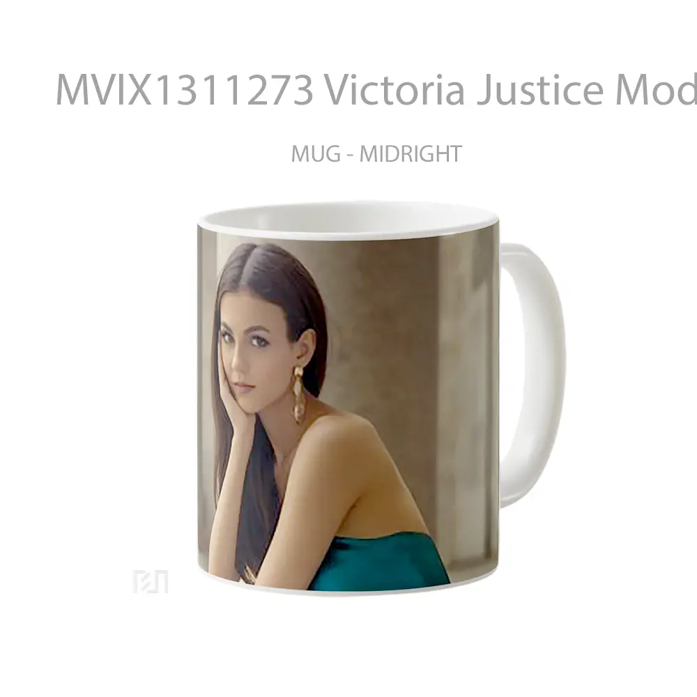 Mug Victoria Justice Modeliste Magazine Fanart Gelas Keramik Unik - All-side / Desain