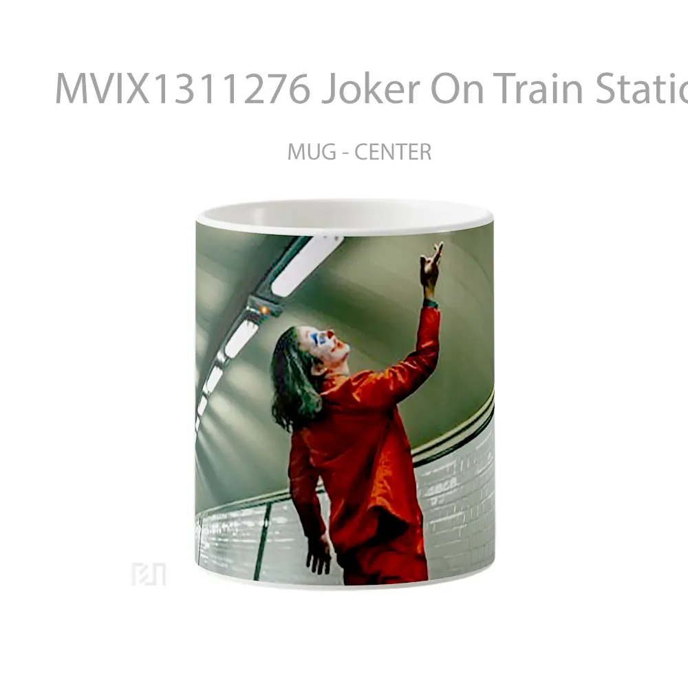 Mug Joker On Train Station Gelas Superhero