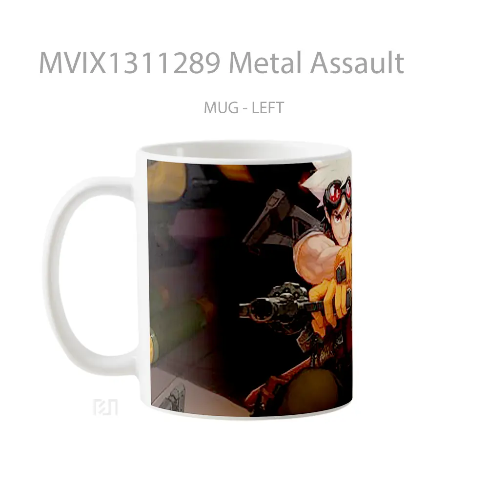 Mug Metal Assault Gelas Keramik Unik - All-side / Desain