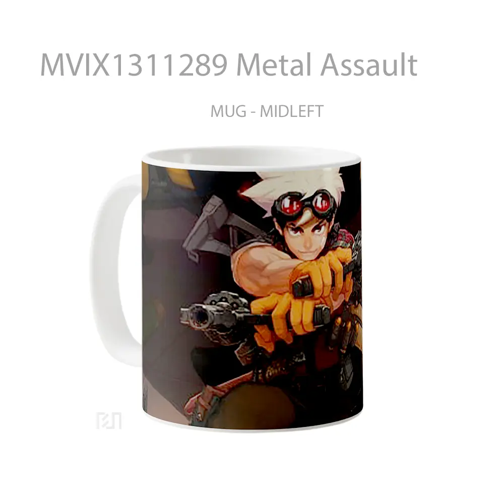 Mug Metal Assault Gelas Keramik Unik - All-side / Desain
