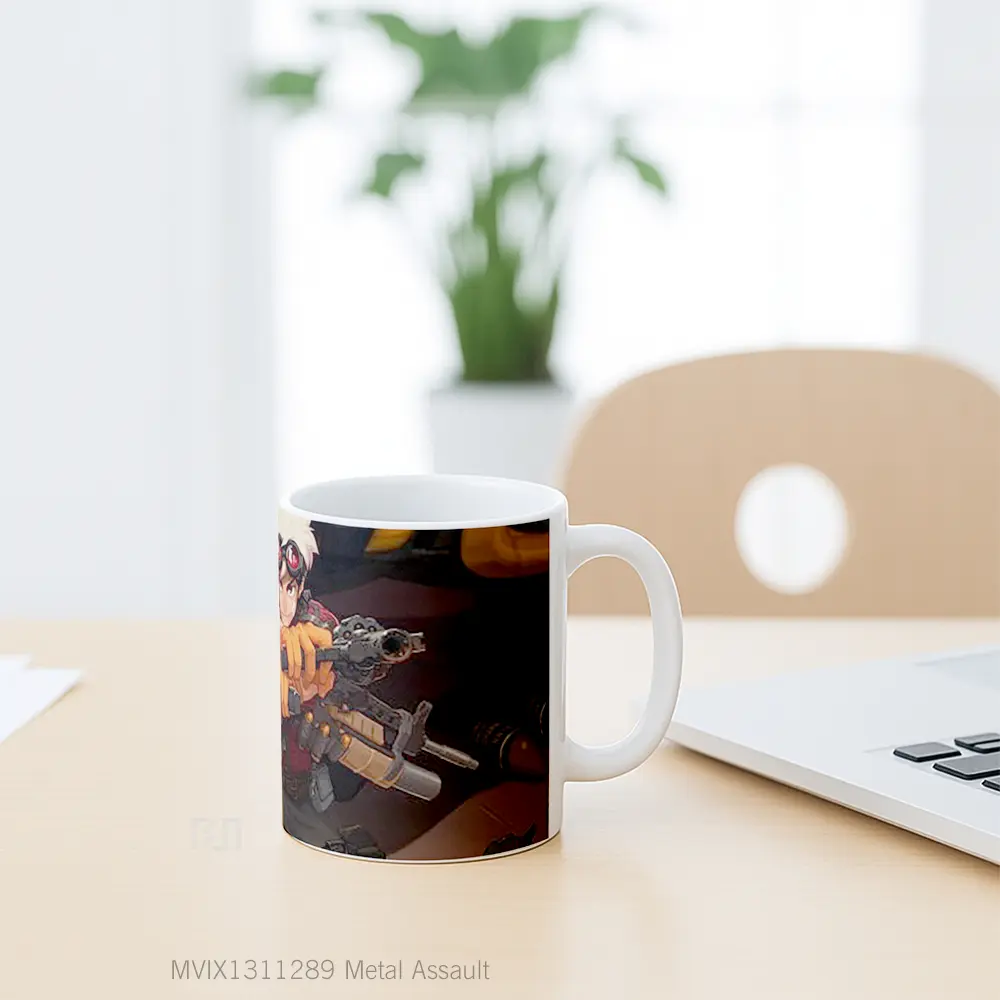 Mug Metal Assault Gelas Keramik Unik - All-side / Desain