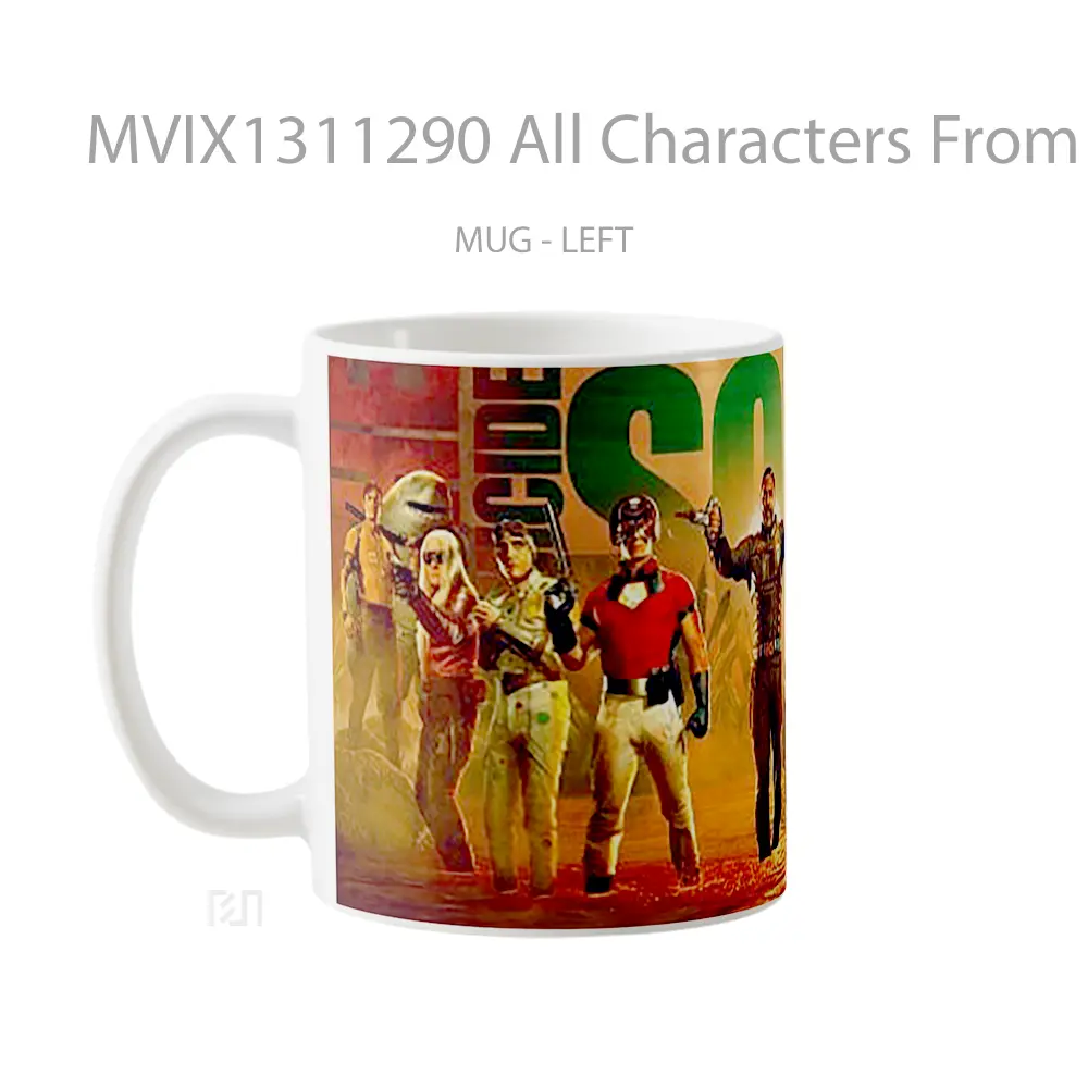 Mug All Characters From Suicide Squad Gelas Keramik Unik - All-side / Desain