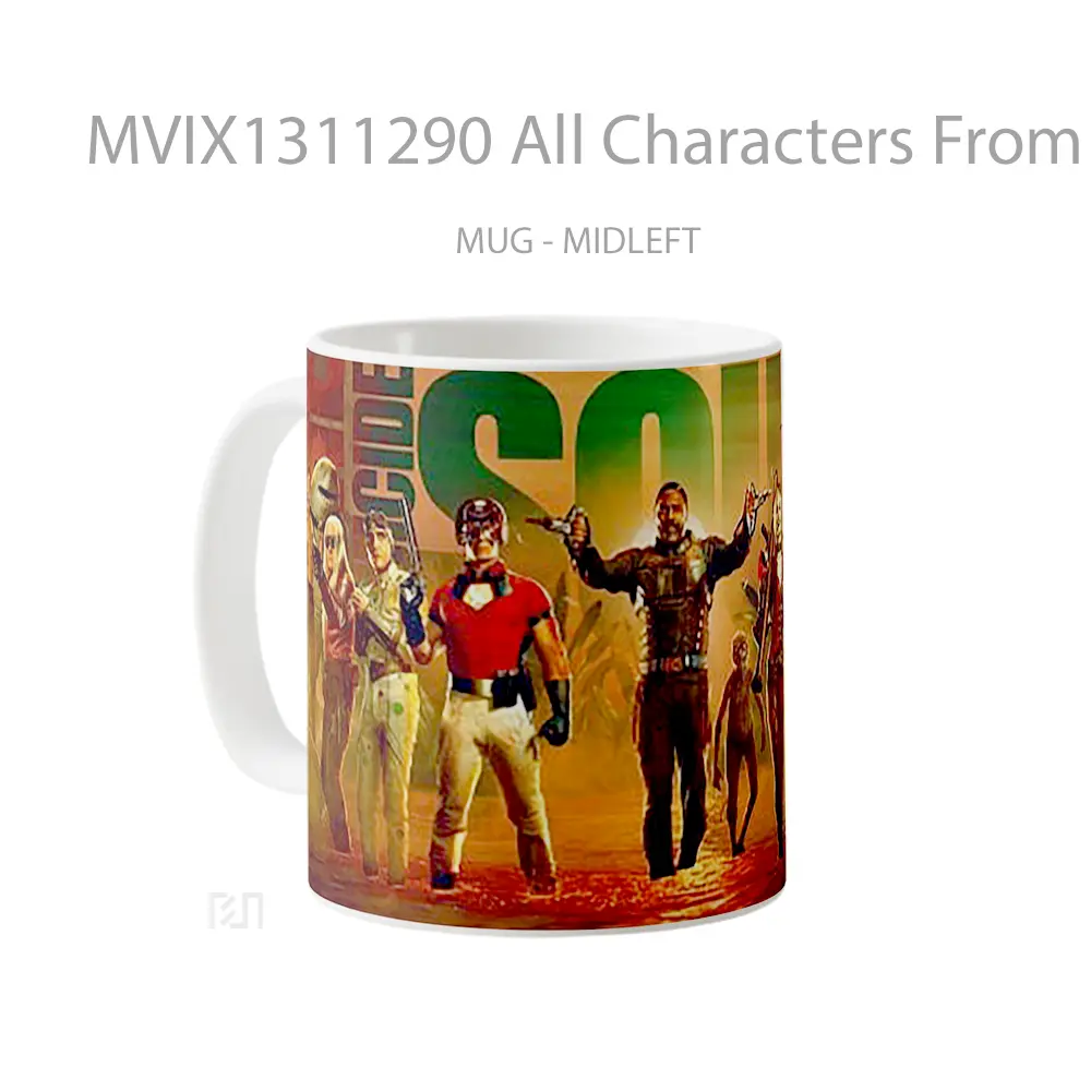 Mug All Characters From Suicide Squad Gelas Keramik Unik - All-side / Desain