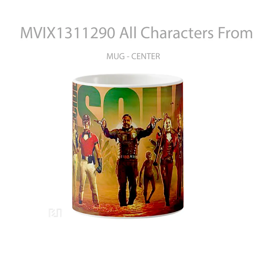 Mug All Characters From Suicide Squad Gelas Keramik Unik