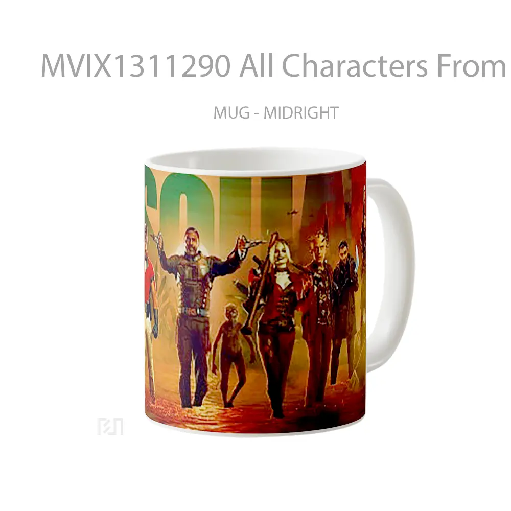 Mug All Characters From Suicide Squad Gelas Keramik Unik - All-side / Desain