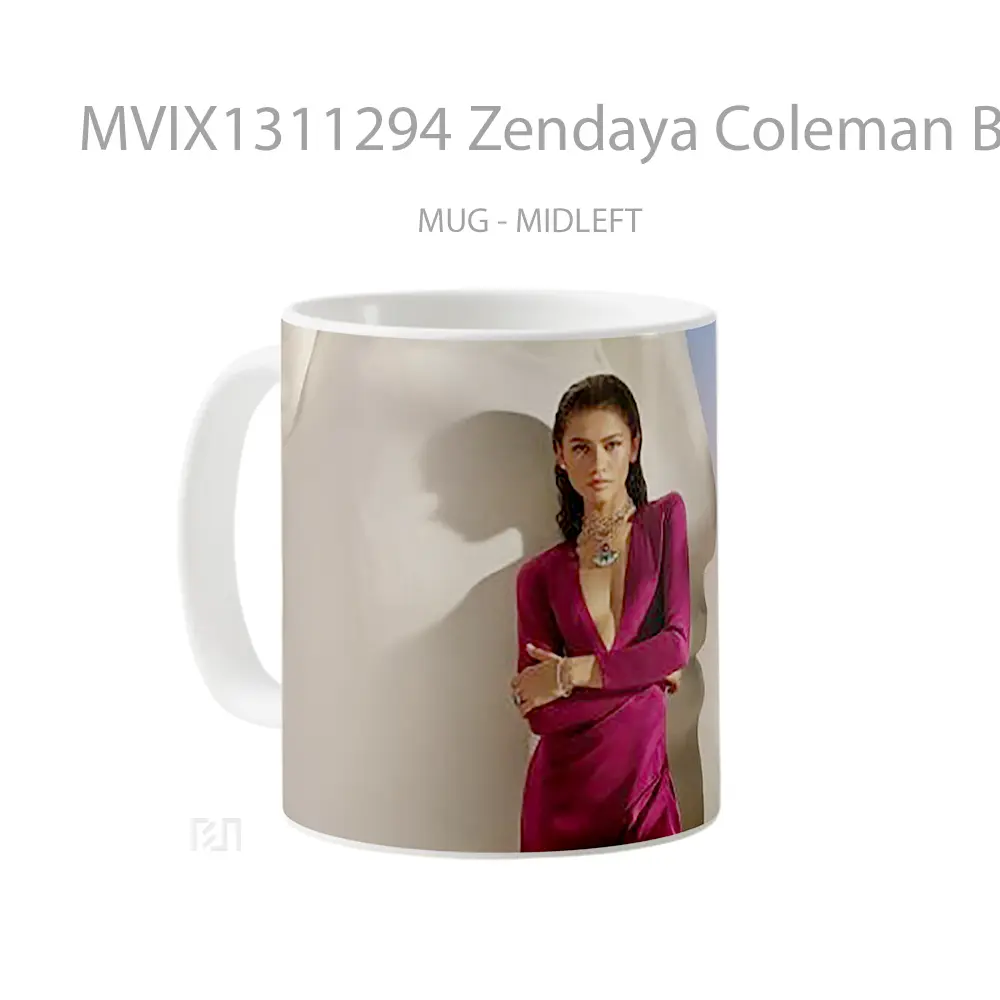 Mug Zendaya Coleman Bvlgari Magnifica Campaign Gelas Selebriti - All-side / Desain
