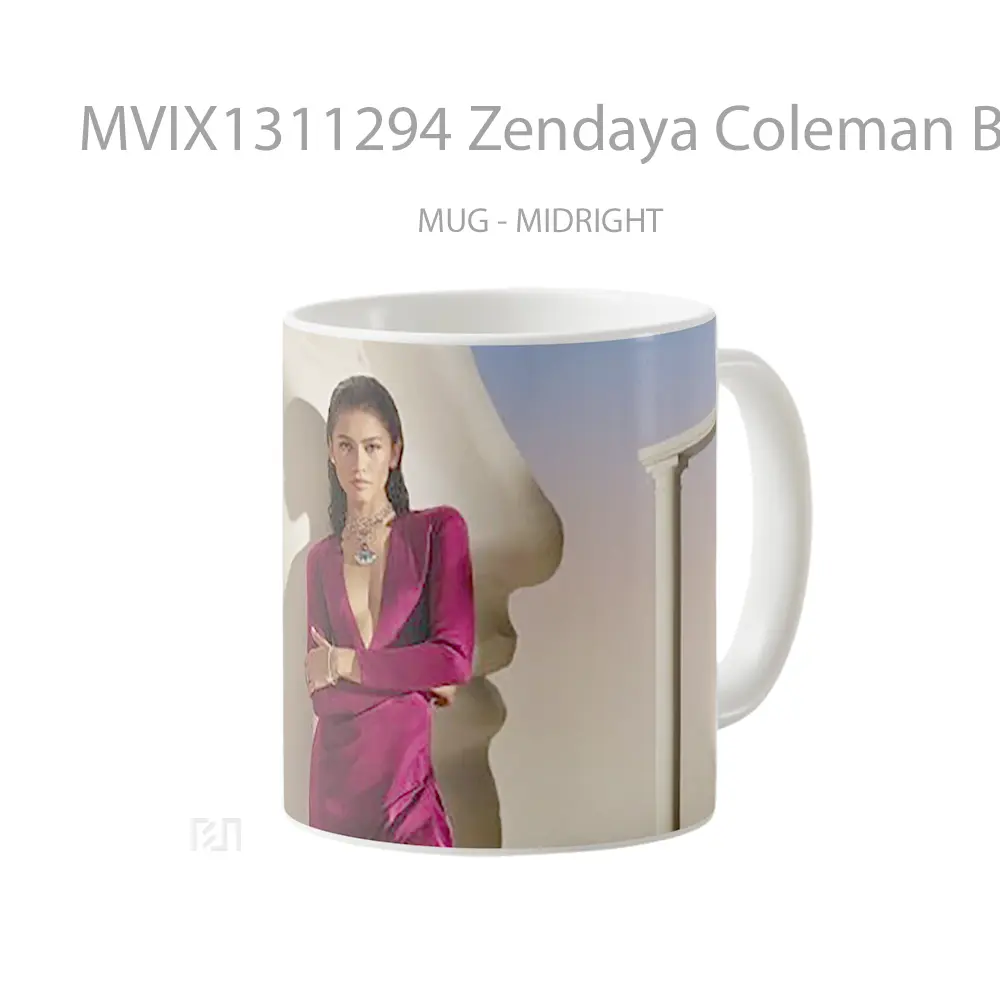 Mug Zendaya Coleman Bvlgari Magnifica Campaign Gelas Selebriti - All-side / Desain