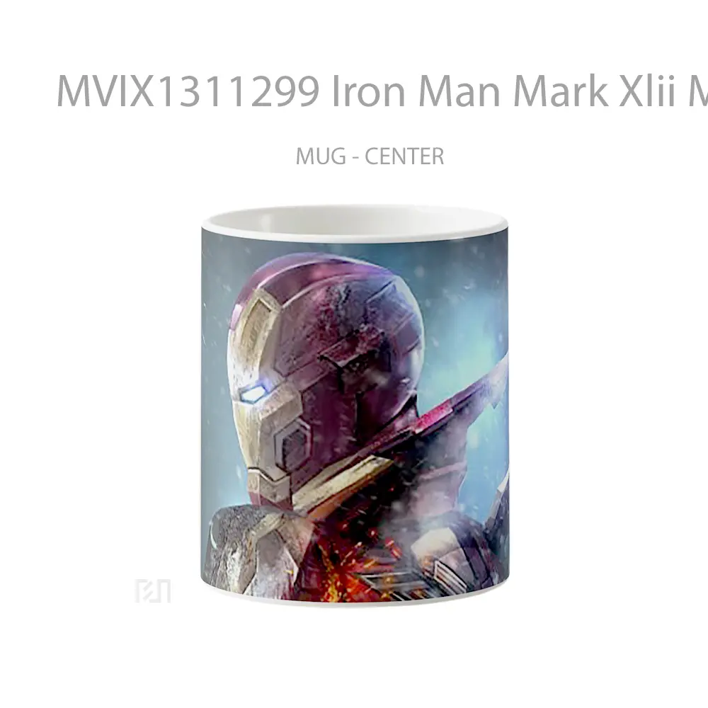 Mug Iron Man Mark Xlii M7 Gelas Superhero