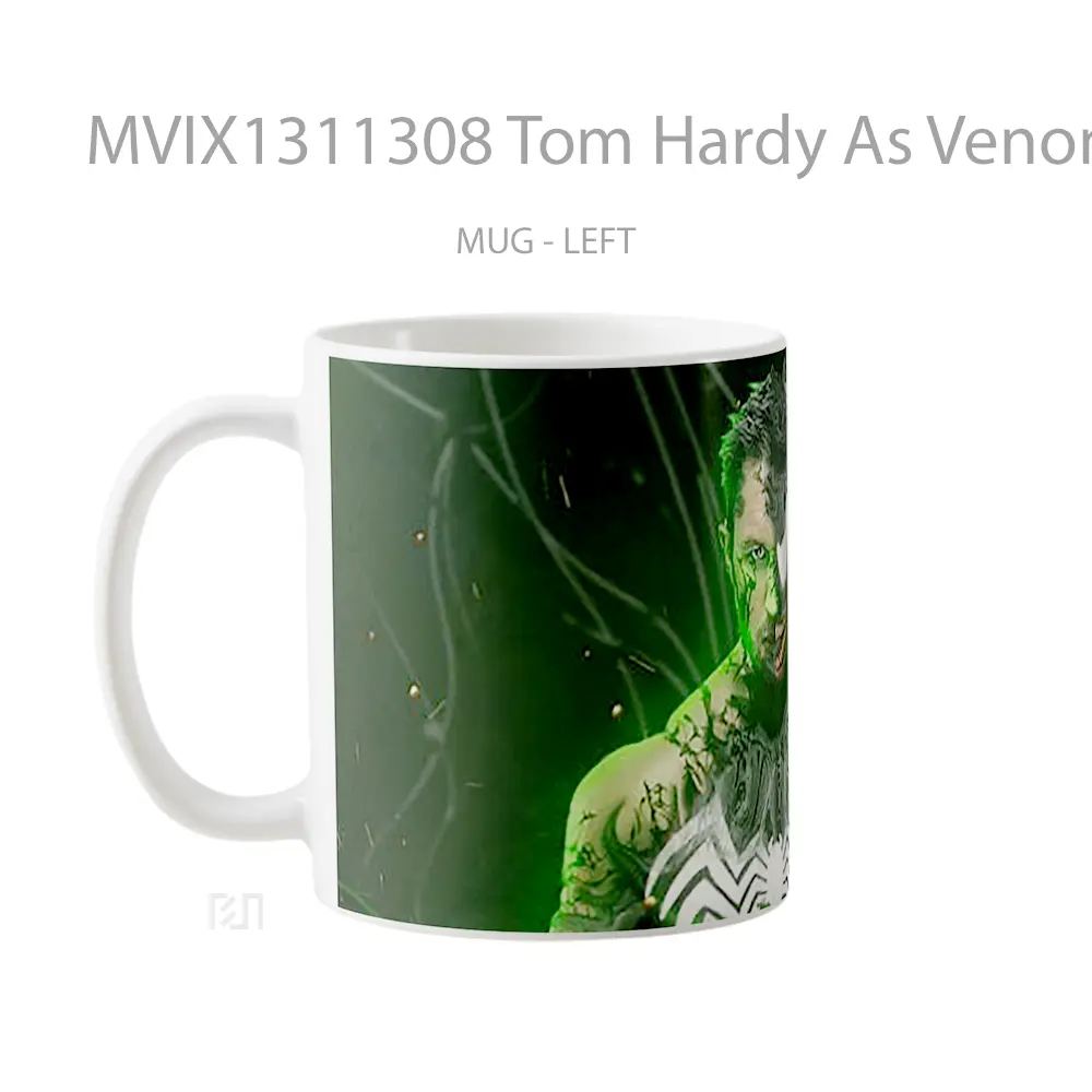 Mug Tom Hardy As Venom Gelas Superhero - All-side / Desain