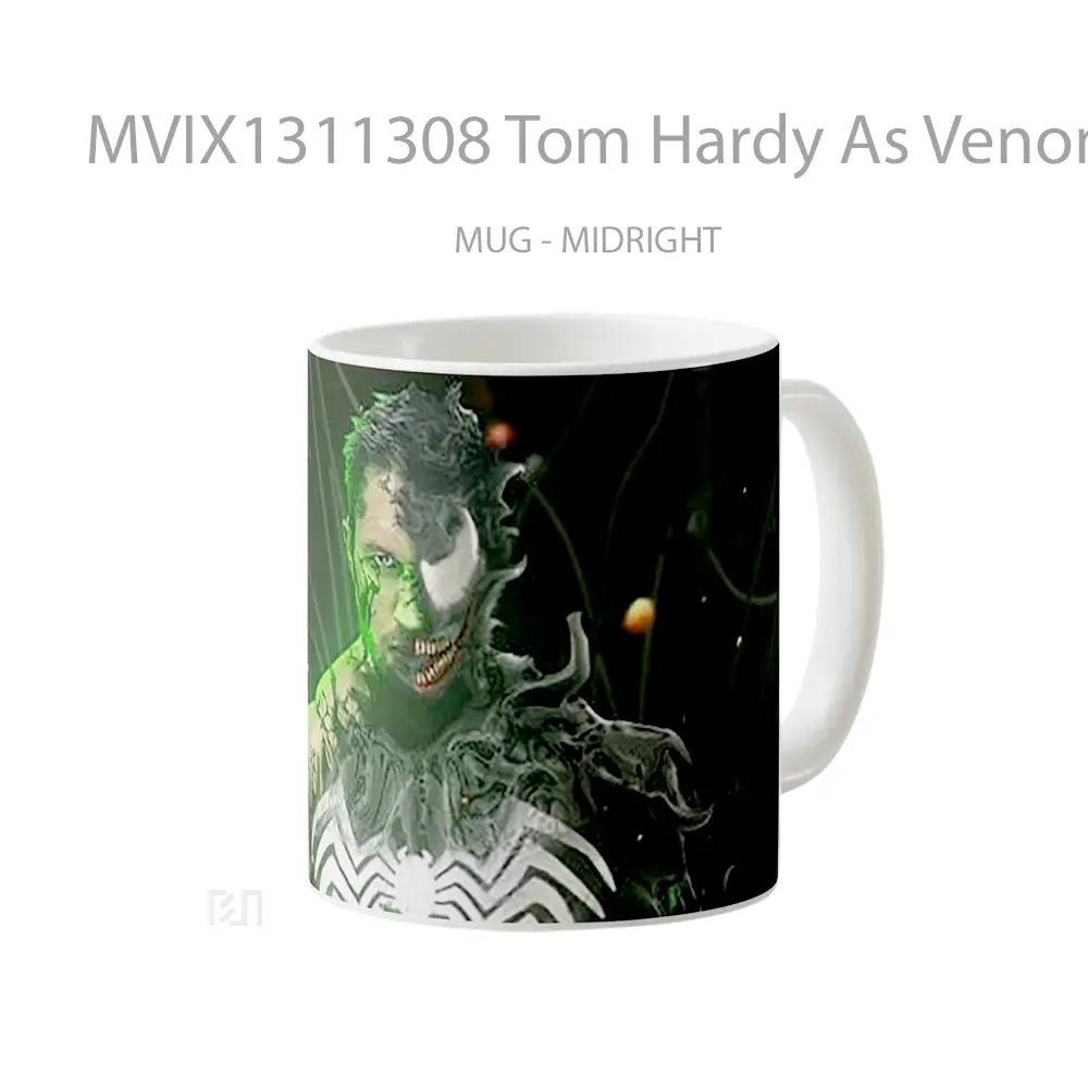 Mug Tom Hardy As Venom Gelas Superhero - All-side / Desain