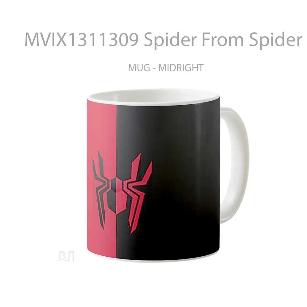 Mug Spider From Spider Man Logo Gelas Superhero - All-side / Desain