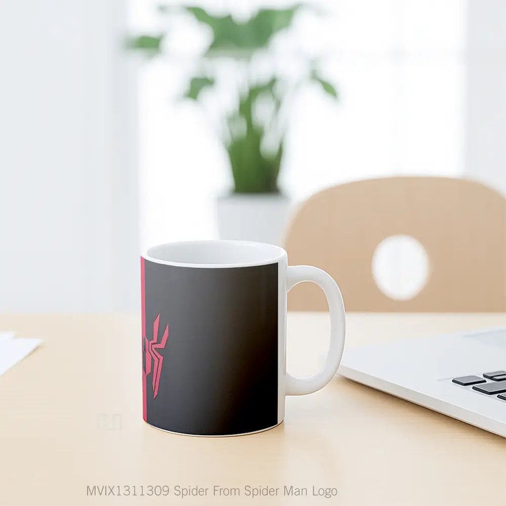 Mug Spider From Spider Man Logo Gelas Superhero - All-side / Desain