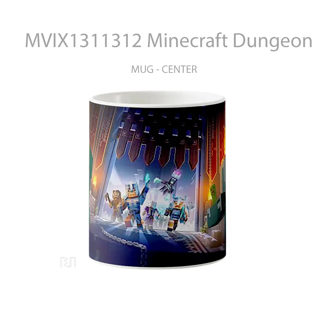 Mug Minecraft Dungeons Creeping Winter Cangkir Gamer