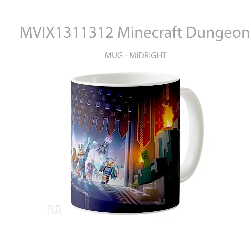 Mug Minecraft Dungeons Creeping Winter Cangkir Gamer - All-side / Desain