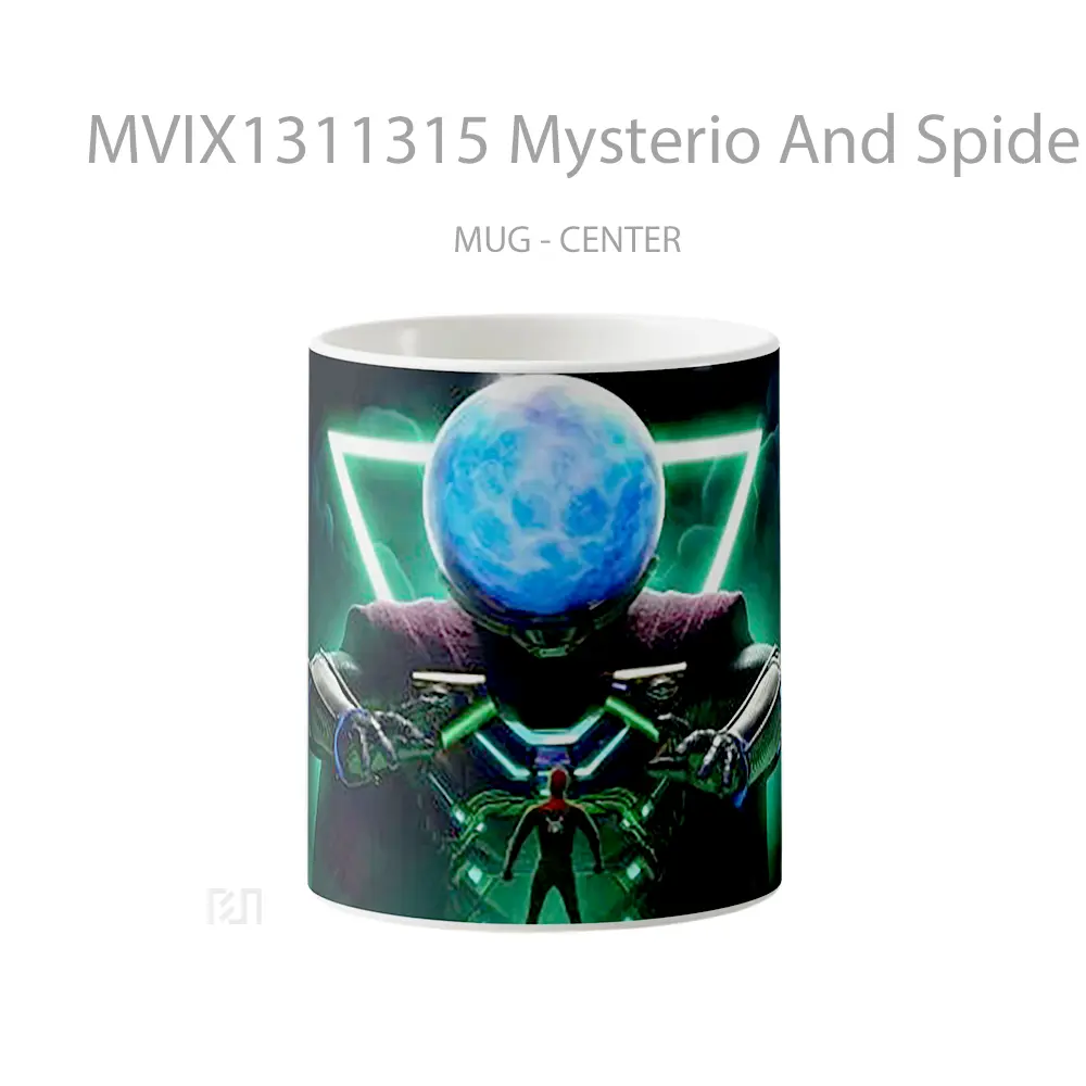 Mug Mysterio And Spider Man Fan Art Gelas Superhero