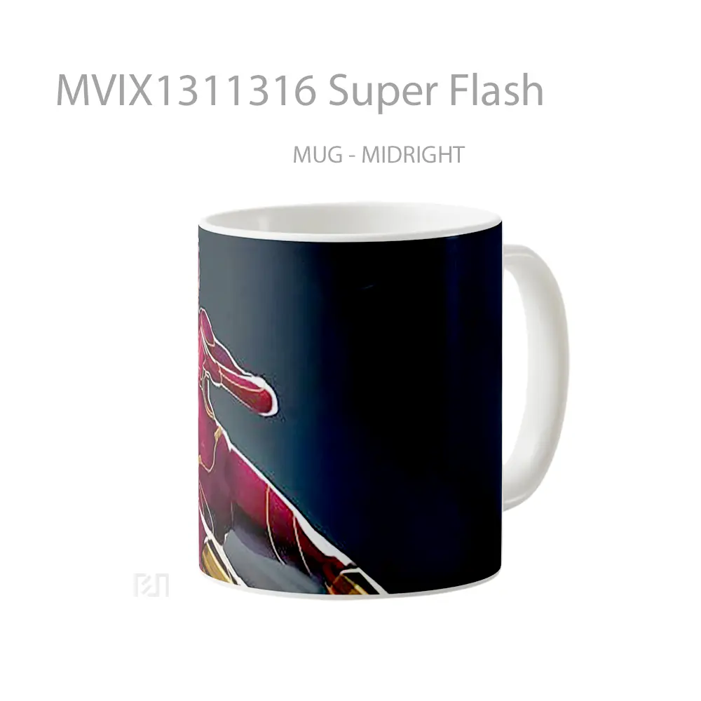 Mug Super Flash Gelas Superhero - All-side / Desain