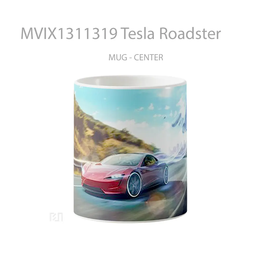 Mug Tesla Roadster Cangkir Mobil