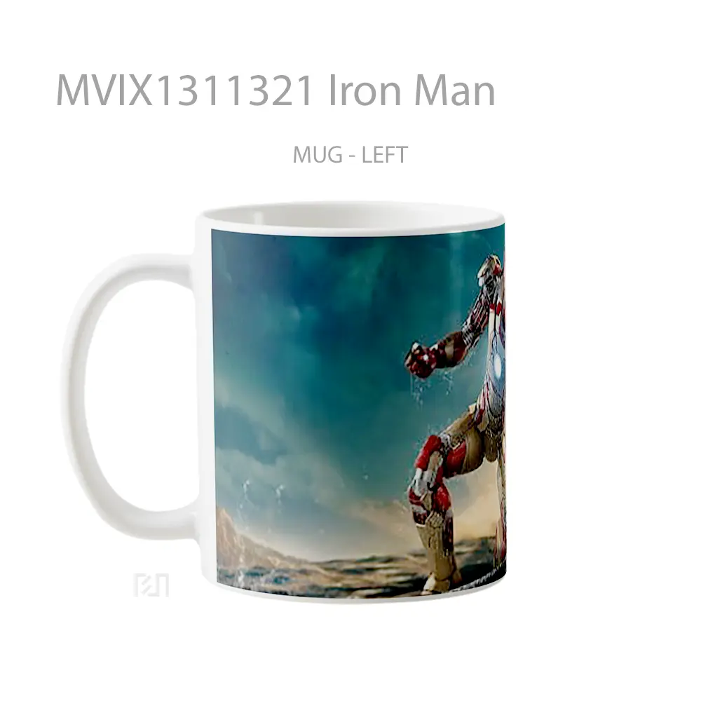 Mug Iron Man Gelas Superhero - All-side / Desain