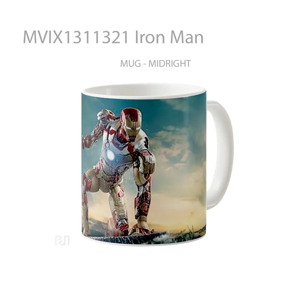 Mug Iron Man Gelas Superhero - All-side / Desain