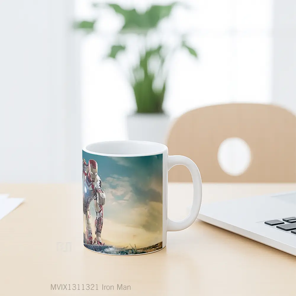 Mug Iron Man Gelas Superhero - All-side / Desain